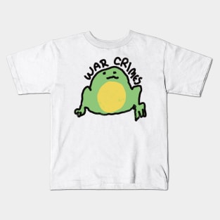 War Crimes Frog Kids T-Shirt